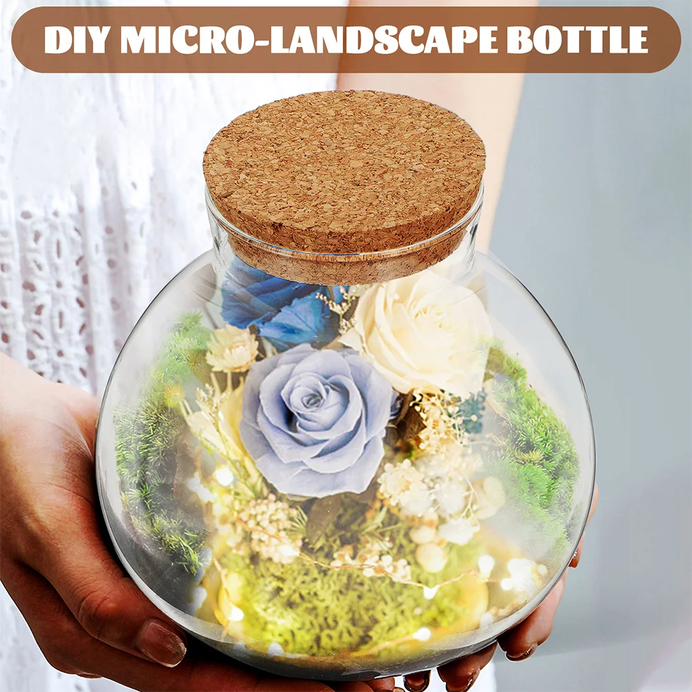 

Desktop Micro-landscape Bottle Microlandscape Ecological Glass Terrarium Moss Container Plant Succulent Planters