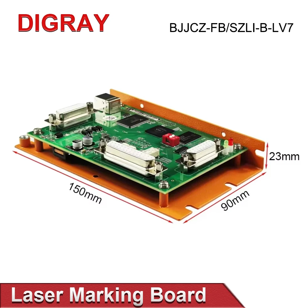 DIGRAY BJJCZ وحدة تحكم بالليزر البطاقة الأصلية JCZ لوحة تحكم FBLI-B-LV7 Ezcad لآلة وسم الألياف IPG Raycus JPT MAX
