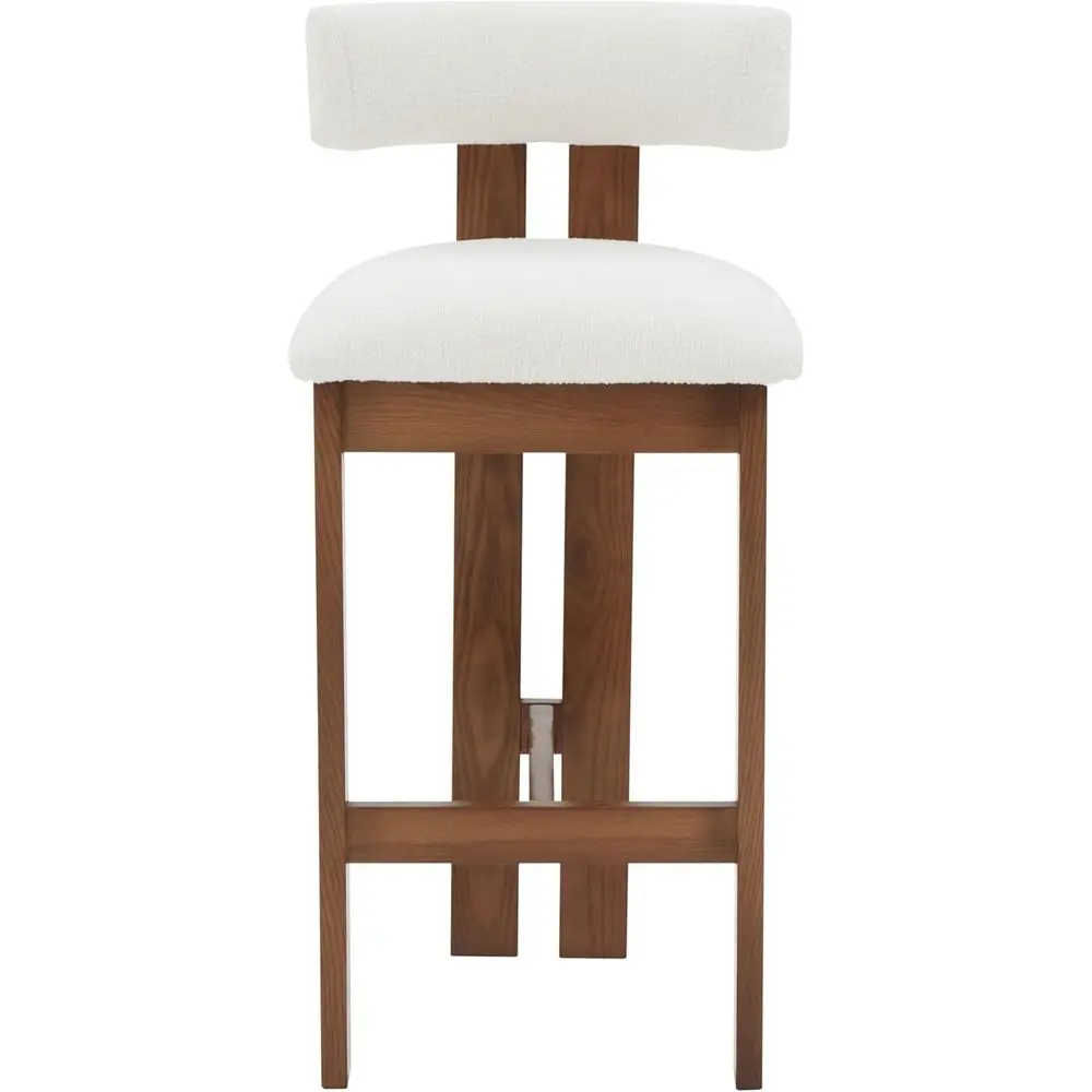 

Барный стул из букле цвета слоновой кости и ореха, высота сиденья 30 дюймов, из коллекции Couture