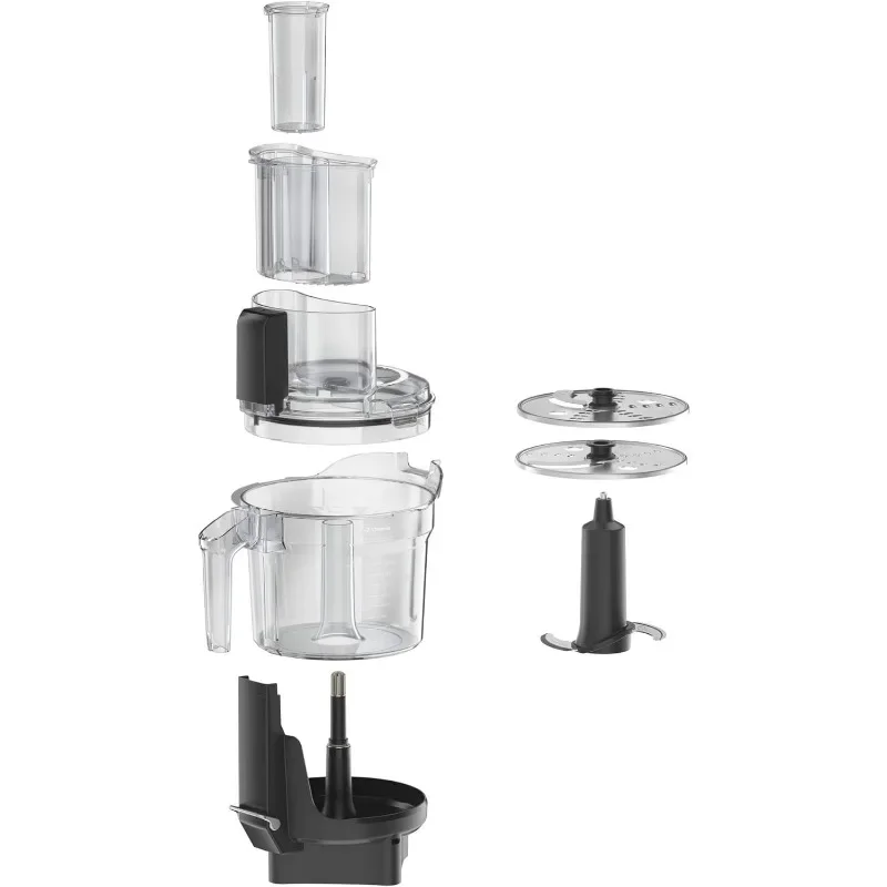 Vitamix 12-Cup Foodprocessor Hulpstuk Met Zelfdetectie™, Compatibel Met Opstijging En Venturist Serie, Zwart