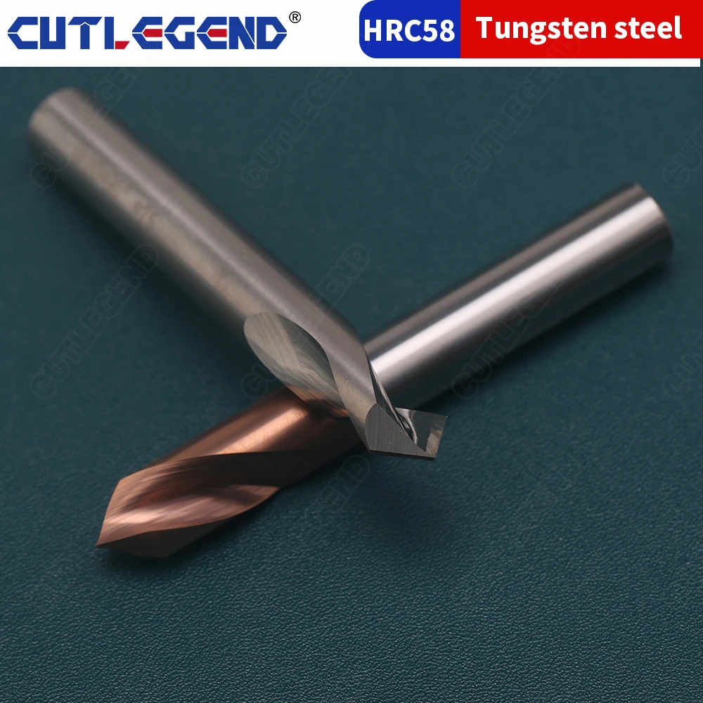 Carbide Spot Drill Bit 60 90 120 Degree CNC Chamfering Drilling Guide Tool Tungsten Steel Location Centering Pilot Drill