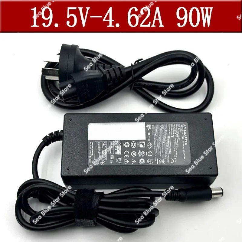 19.5V4.62A 90W 7.4 * 5.0MM Charger with Pin, Notebook Power Adapter, for Dell N4010 N4030 E5470 E7270 Charger