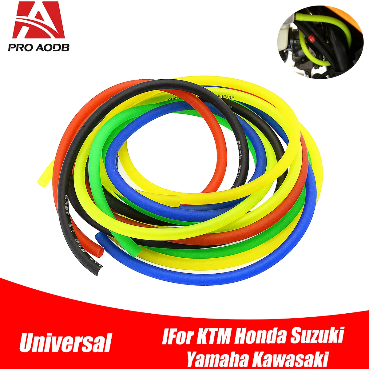 

For KTM Honda Yamaha Kawasaki Suzuki 1 Meter 3M 5M Motorcycle fuel filter Motorbike dirt Hose Line Petrol Pipe Fuel Gas Oil Tube