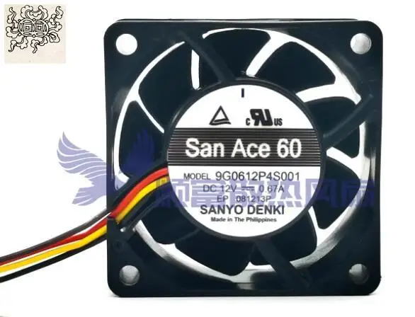 

Ltsf For Sanyo Denki 9G0612P4S001 DC 12V 0.67A 60x60x25mm 4-Wire Server Cooling Fan
