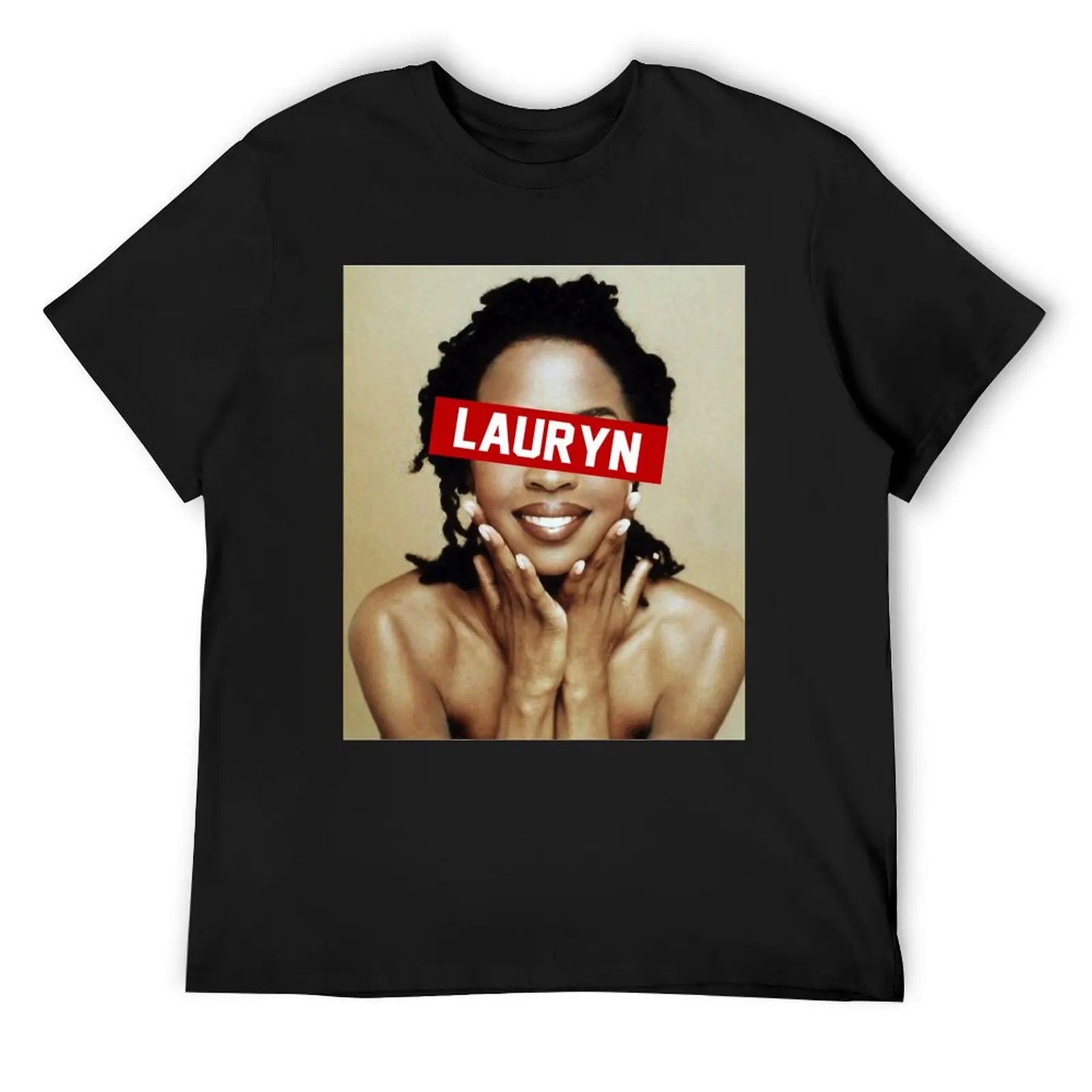 The Famous Lauryn Hill Singer T-Shirt sports fans oversized Men's clothing