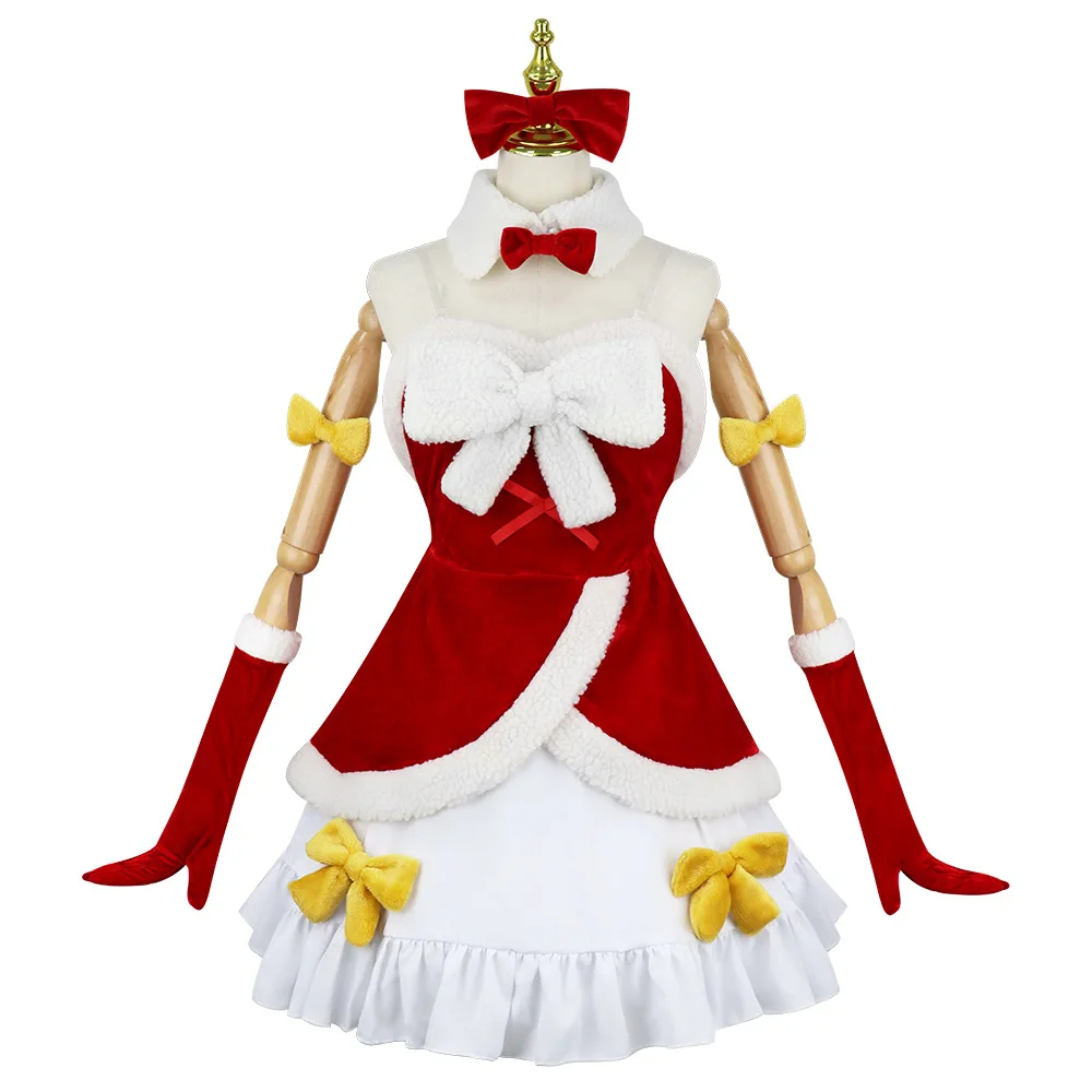 Miku Cosplay Costumes Anime Red Dress Girls Halloween Carnival Party Dressing For Women