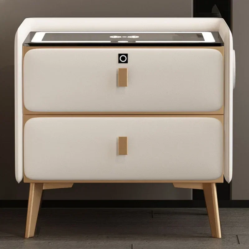 

Bedroom Bedside Table Sofas Modern Cabinet Storage Furniture Set Charger Small Mesa De Trendy Italian Aesthetic Nightstand Phone