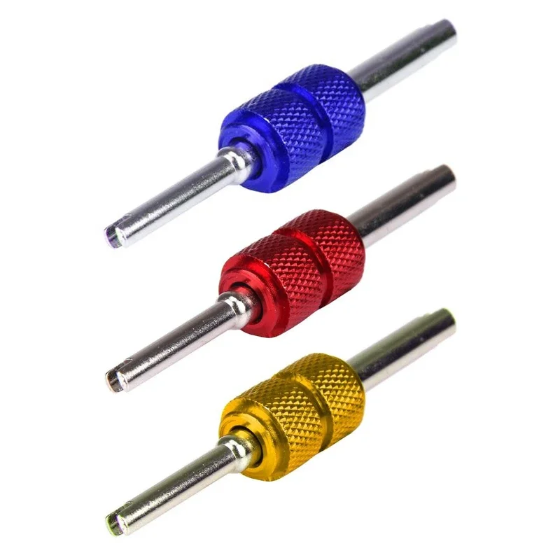 Double End Installation Tool Valve Core Disassembly Screwdriver Automotive Air Conditioning Valve Core Wrench