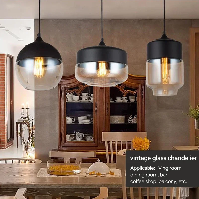 Imagem -05 - Nordic Led Glass Pendant Lights Luminárias Modernas Arte em Madeira Criativa Quarto Jantar Sala de Estar Cor de Madeira Lâmpadas Penduradas