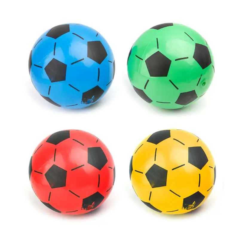 Bolas praia infláveis para crianças, mini bola futebol PVC futebol brinquedo para atividades internas externas, 20cm, 7.87in