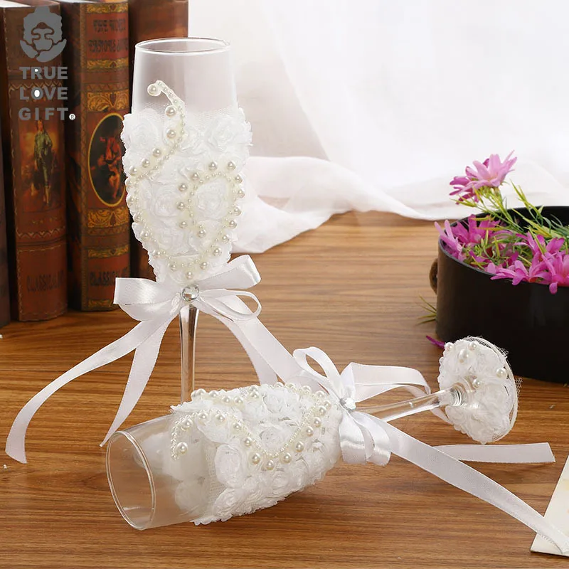 Wedding wine glasses, champagne glasses, creative western wedding fashion goblet wedding supplies