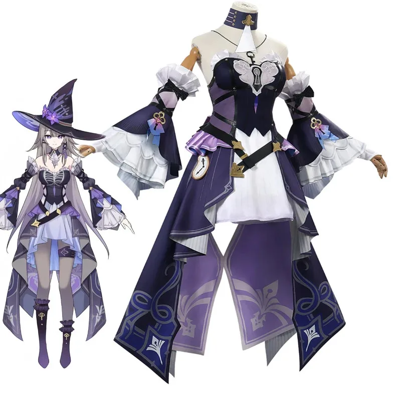 Juego Honkai Star Rail nuevo disfraz de Cosplay de Herta disfraz de Cosplay de Herta traje de juego de rol de Anime cómico para mujer