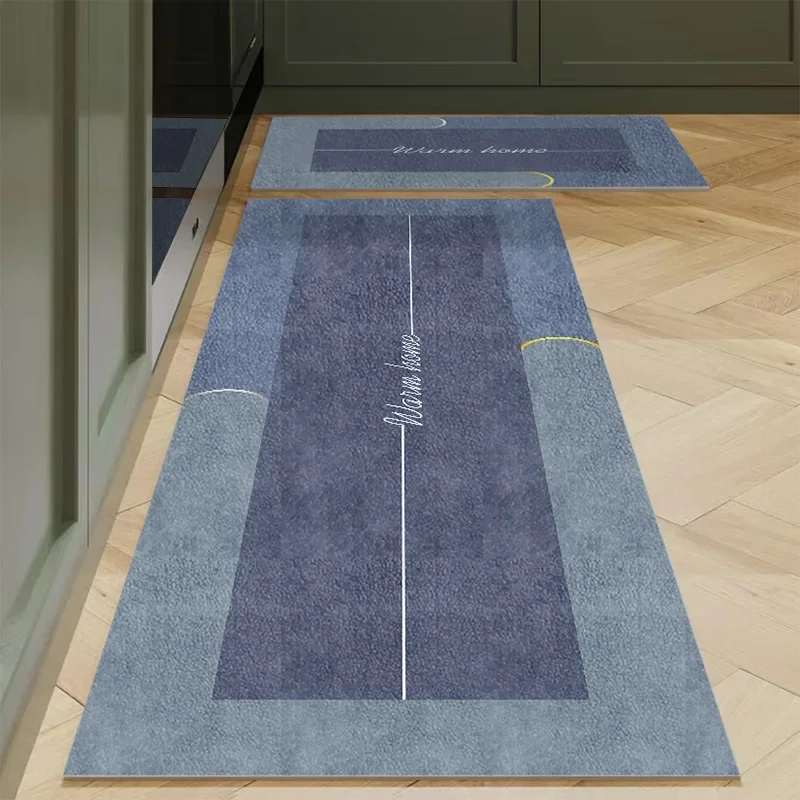 Diatomite Kitchen Mat Non-slip Foot Mats Super Absorbent Kitchen Carpet Washable Long Rugs Entrance Doormat Runner Rug and Mat