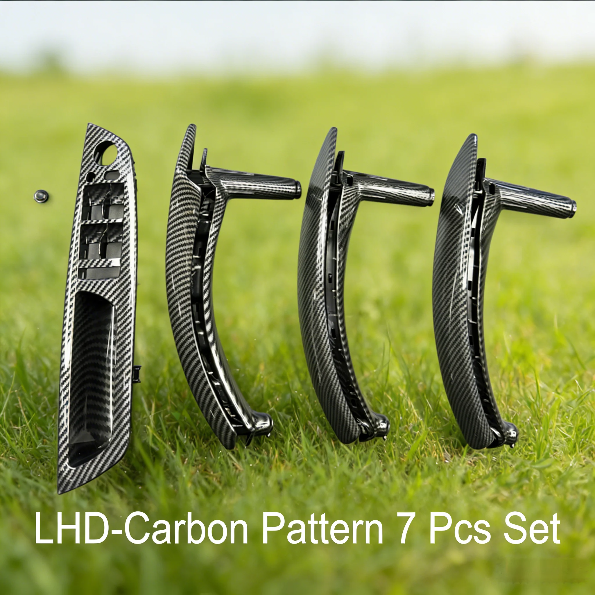 E70 E71 LHD RHD Upgraded Full Set Interior Door Handle with Leather Cover Assembly For BMW X5 X6 E70 E71 E72 2007-2014
