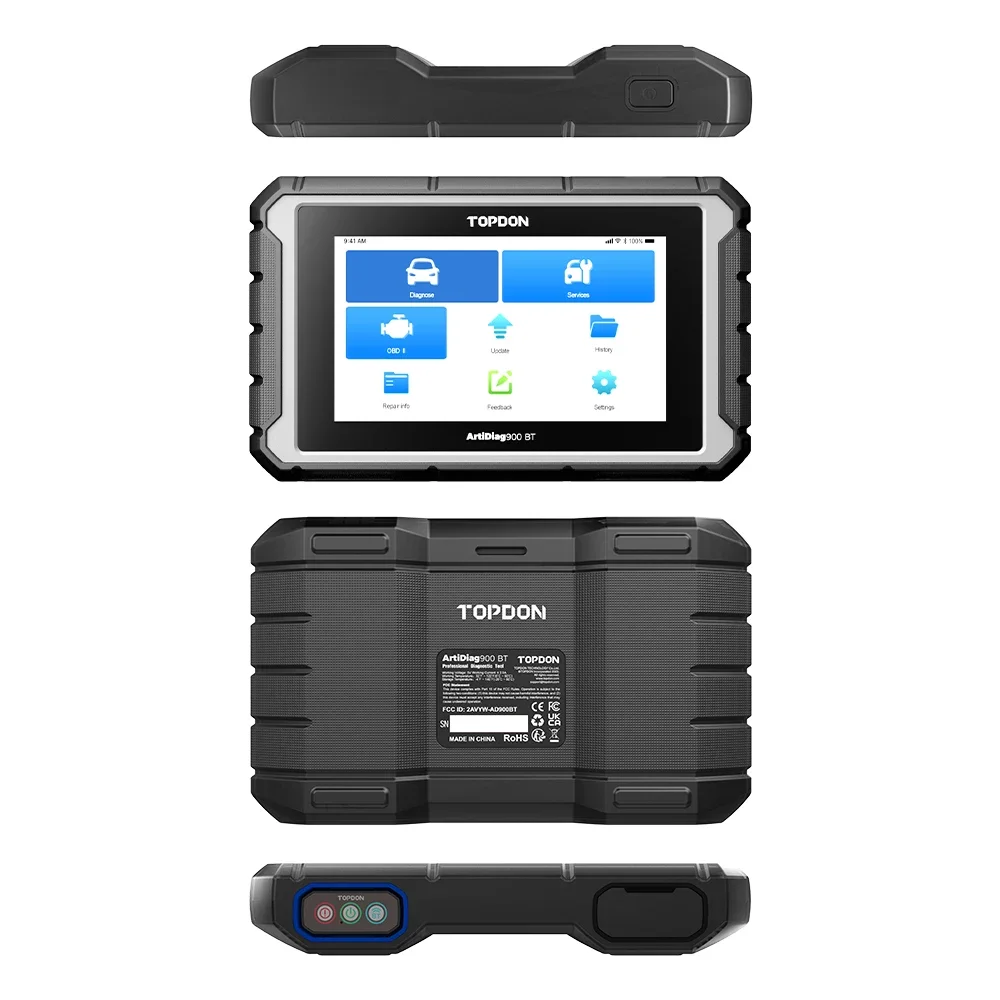 TOPDON AD900BT Clear Fault Codes With One-Click function  Auto Diagnostics Machine Wireless Car Diagnostics Machine Tool