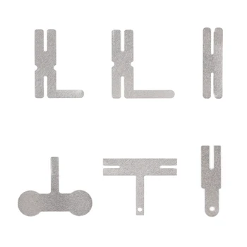 100 stücke Nickel Tab Vernickelt Stahlblech Polygonale Platten Für 18650 Lithium-Batterien Punktschweißen Batterien Anschluss Platten