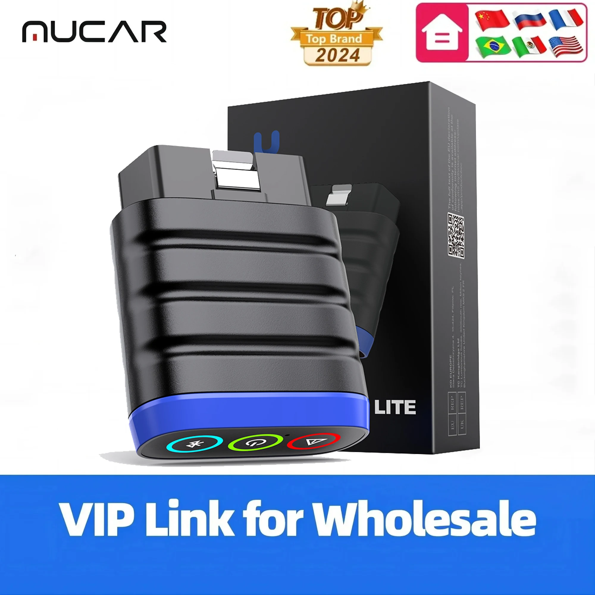 

30 шт. MUCAR BT200 Lite OBD2 сканер полная система диагностические инструменты беспроводной считыватель автомобильных кодов 30 автомобильных брендов 2025 автомобильные инструменты