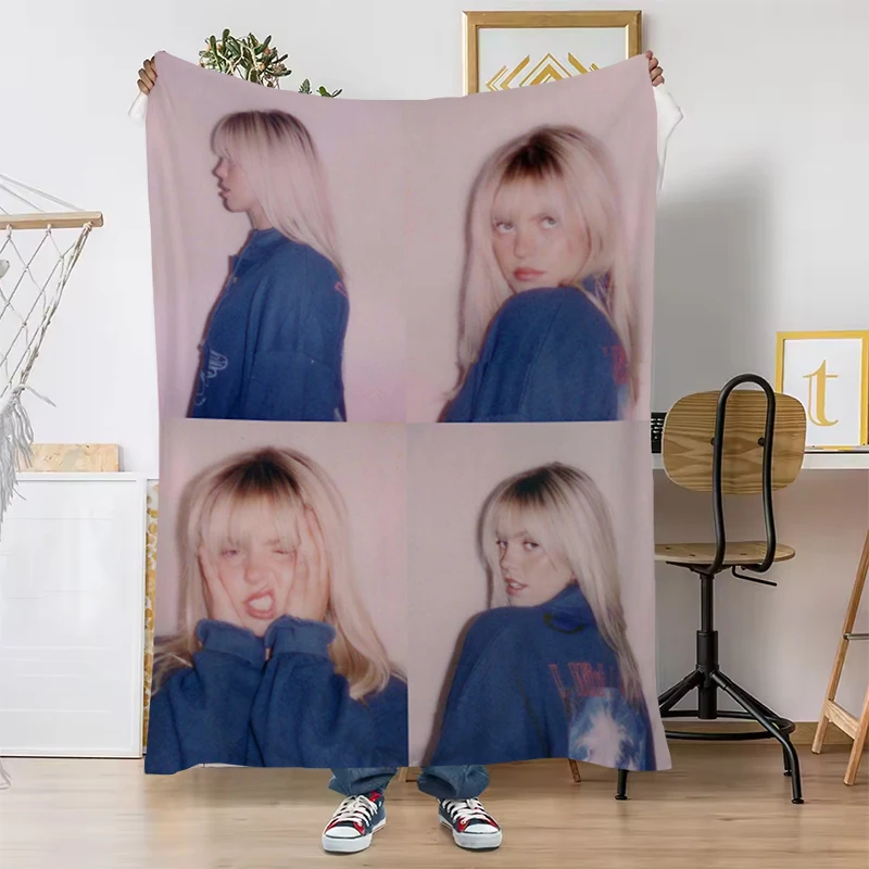 المغني البوب الممثل رينيه راب بطانية التخييم رمي البطانيات الفاخرة مصمم الفراش المحمولة Catnap يلقي لصالة غطاء الملك