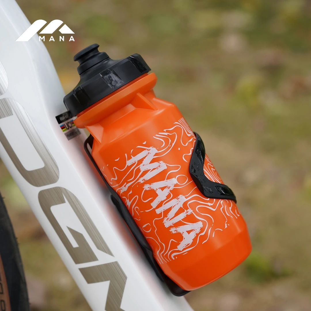 Botella de agua para bicicleta MANA, botella de agua portátil de plástico de gran capacidad para deportes al aire libre, PP de calidad alimentaria,