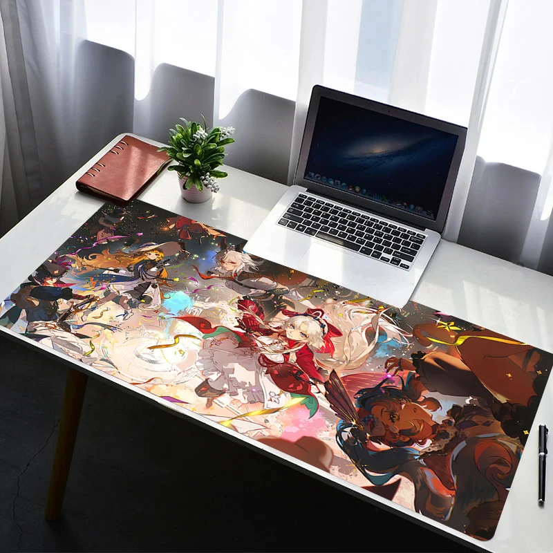 

Mouse Pad Laptop Rubber Extended Desktop Mat Computer Gamer Mousepad PC Gaming Accessories W-wuthering W-waves Zani Keyboard Pad