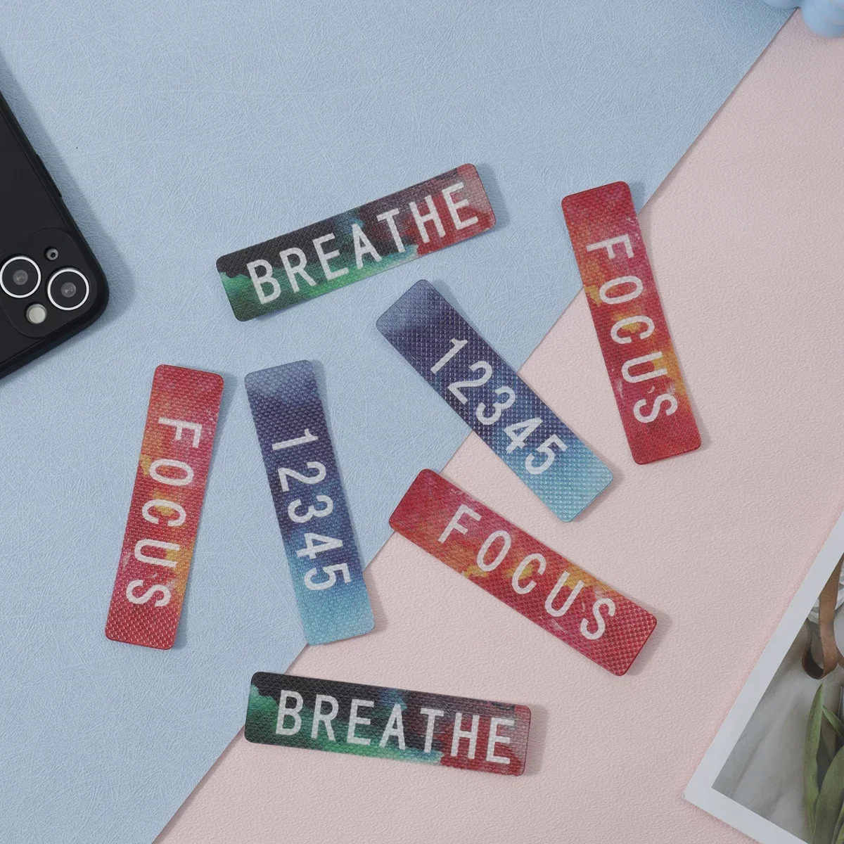 

20pcs-Calm Strips ,Textured Sensory Stickers for Anxiety Relief - Durable Fidget Tool - ldeal for Classroom, Desk,Adults