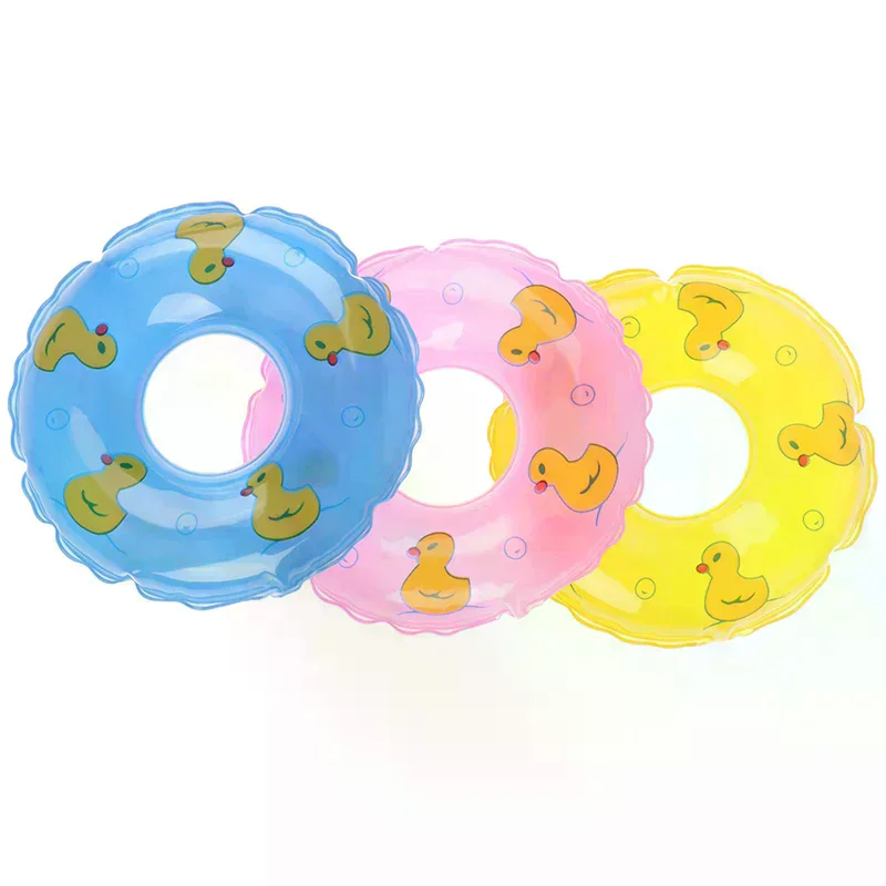 Dollhouse Accessories 1Pcs Doll Swimming Lifering For Doll Accessories Dollhouse Beach Bathing Toy