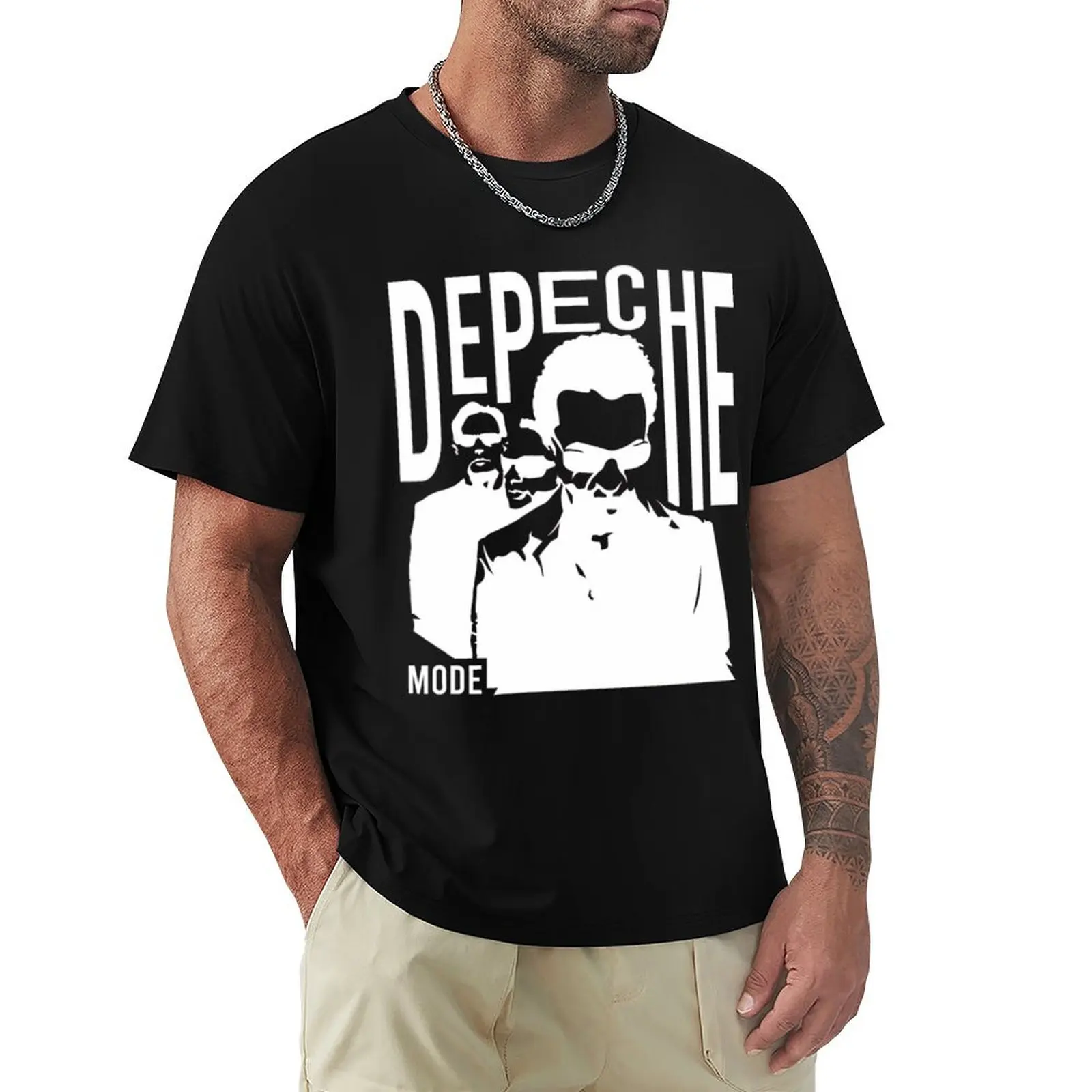 depeche synthpop mode T-Shirt Gym Wear Breathable Short Sleeve Tee
