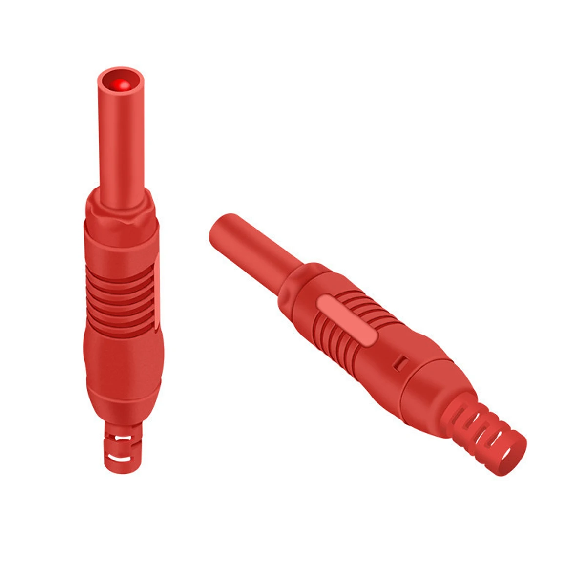 4mm Retractable Sheath Safety Banana Plug DIY Probe Brass Nickel Plated Solder Type Connector 32A 60V High Current Binding Post
