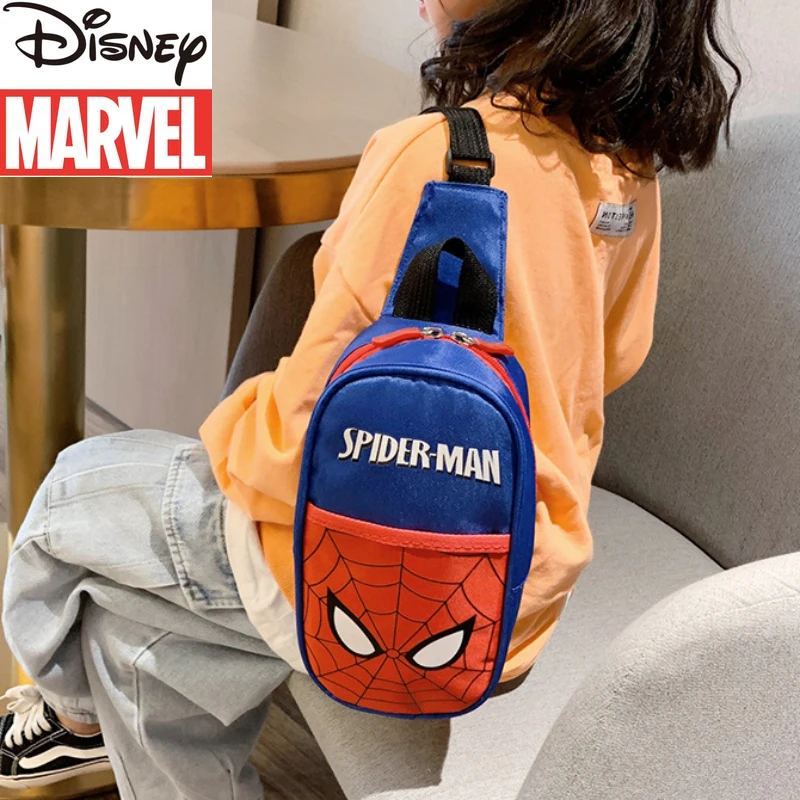 

Disney Marvel Spider-Man Children's Oblique Bag Large Capacity Boys and Girls Waist Bag Cartoon Fashion Children's Chest Bag