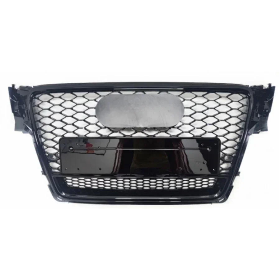 

Front Sport Hex Mesh Honeycomb Hood Grill Gloss Black For RS4 Style For Audi A4/S4 B8 2009 2010 2011 - 2012 A3110000568