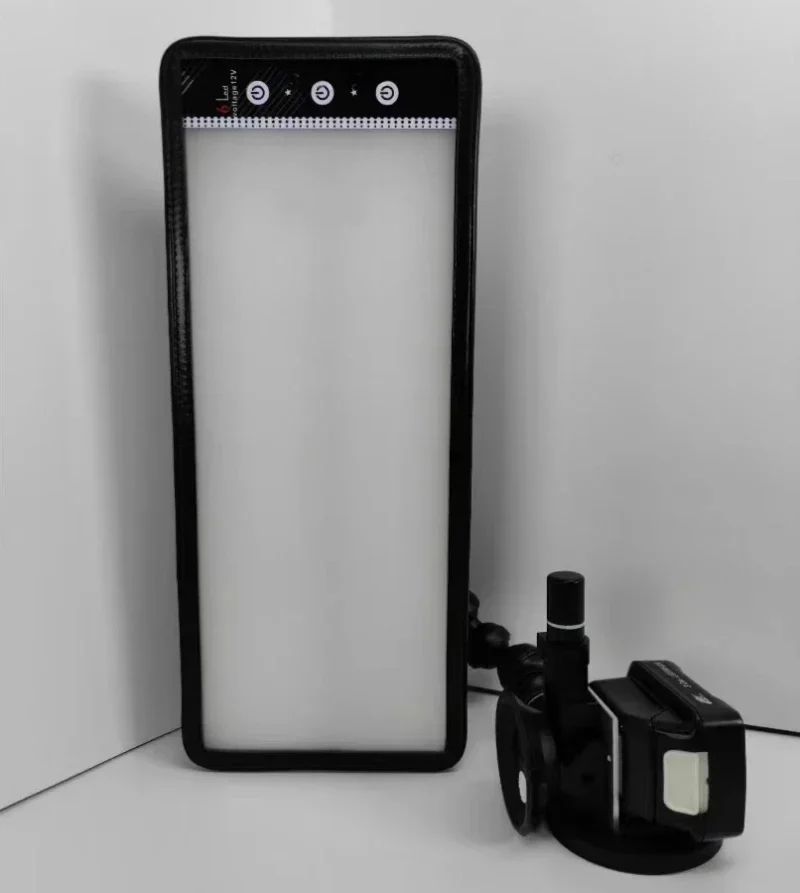 220V Dent Repair Lamp 6 Lamp Led Stripe Line Board Paintless Dent Removal Repair Tool With Ajustment Holder  Infinite Dimming