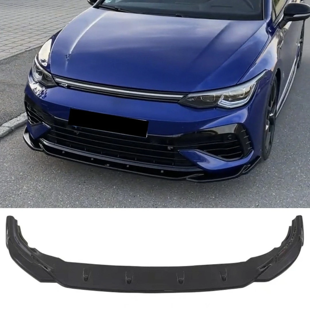

For Volkswagen Golf 8 R 20-25 MAX Style 3 Piece Special Front Bumper Lip Splitter Body Kit Anti Scratch Car Exterior Accessories