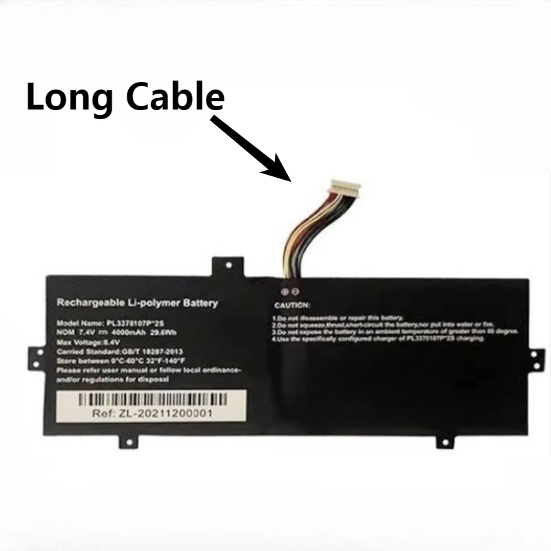 High Quality 7.4V 4000mAh Replaceable Battery PL3378107*2S NV-3378107-2S Laptop Battery for Vinga Twizzle J116