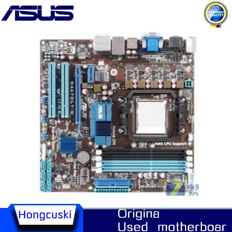 

Для Asus M4A78LT-M настольная материнская плата 760G 760L разъем AM3 32 ГБ DDR3 UEFI BIOS оригинальная использованная материнская плата