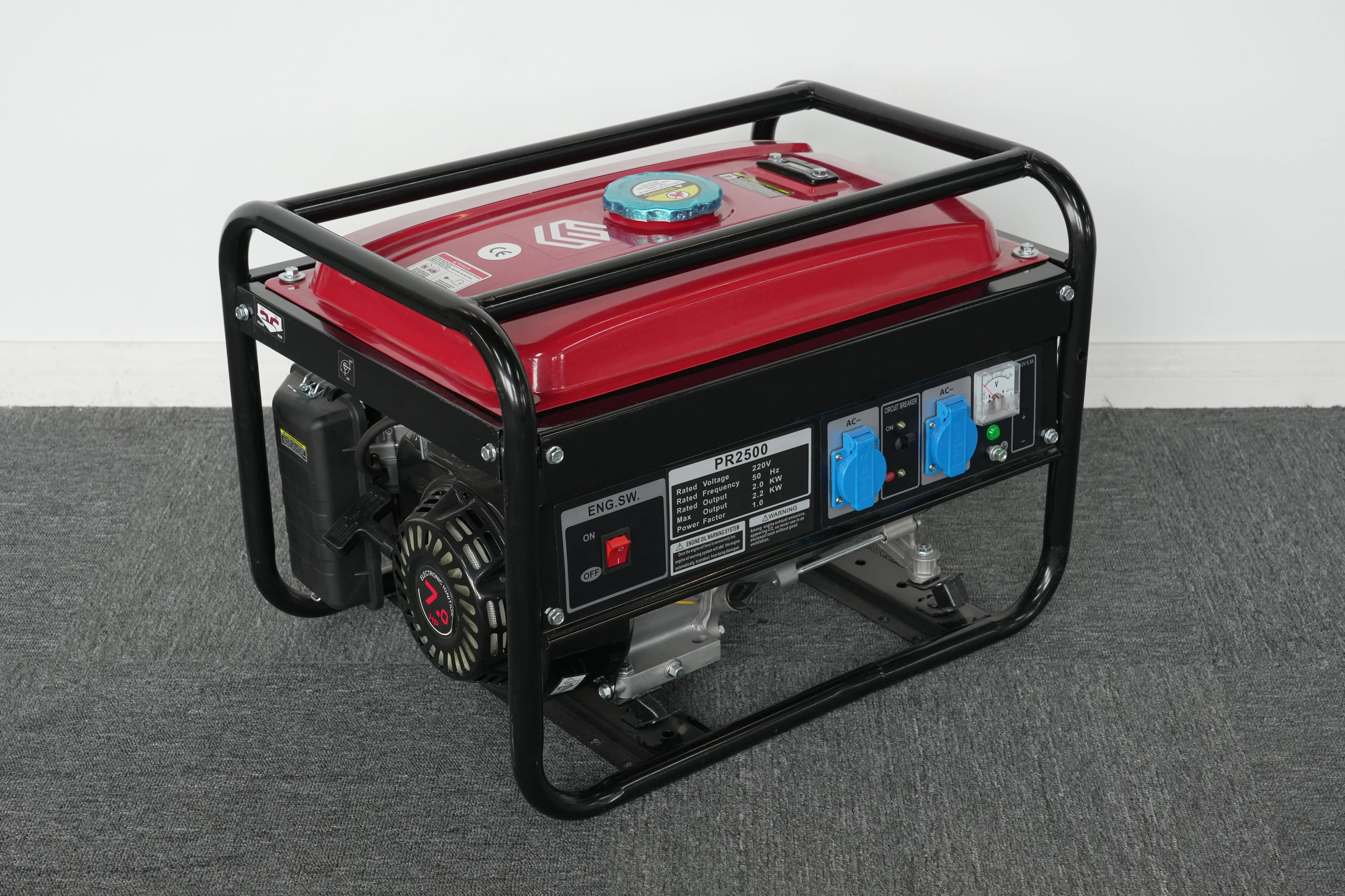 YHS High Quality Portable 3000W 5000W 6000W Silent Generator Electric Start Remote Start 3 Phase 220V Home Use