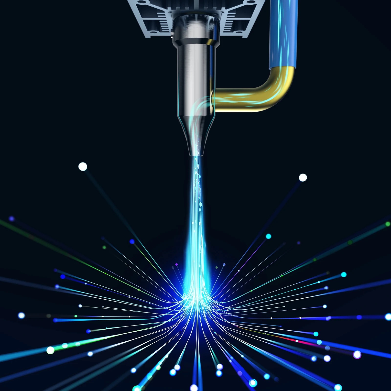 S10 Diode Mini Laser Gravur Maschine Leistungsstarke Modul Laser 15000 U/min Lüfter Geschwindigkeit High Speed Air Assist Laser Modul Set