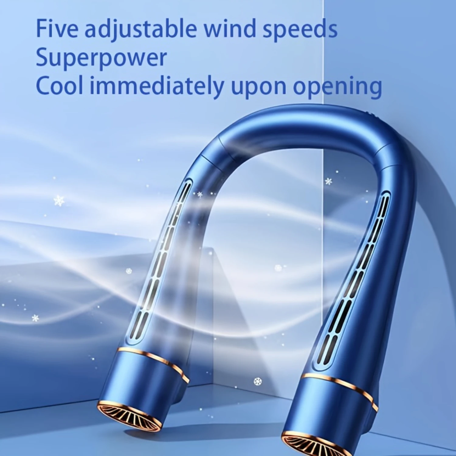 พัดลมคอสมาร์ท 1 ชิ้น, พัดลมตั้งโต๊ะที่เย็นสบายและมีสไตล์ พัดลม USB Ventilador de cuello พัดลมเอว พัดลมแบบชาร์จไฟได้ พัดลมสเปรย์น้ํา