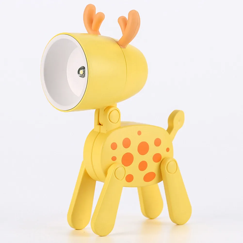 

Mini Led Night Light For Bedroom Deer Lamp Warm Bedside Light Room Decorative Nightlight Cartoon Animal Room