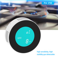 PGST 433MHz intelligent combustible gas detector, household kitchen gas detector, commercial kitchen gas leak alarm