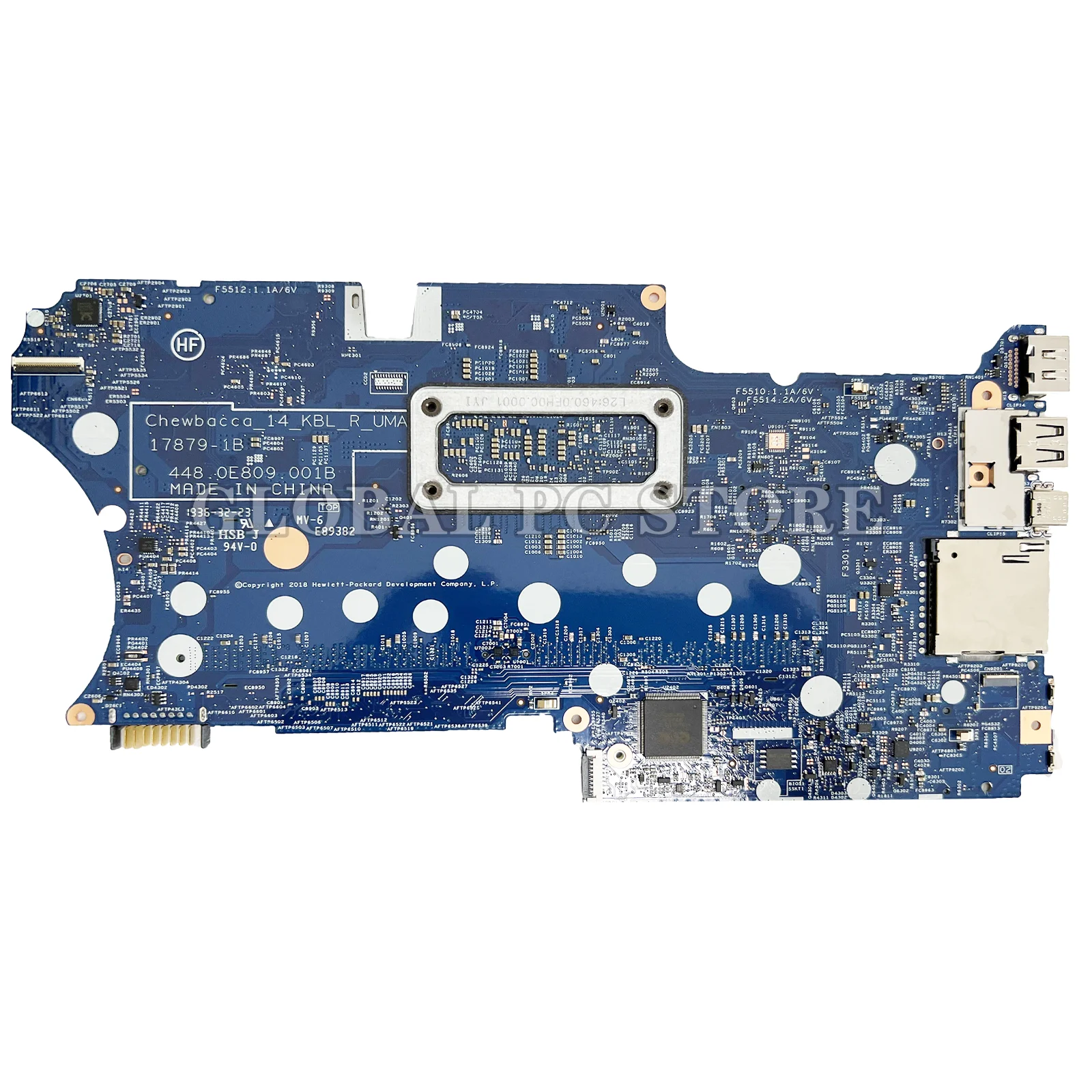 KEFU 17879-1B Mainboard For HP Pavilion X360 Convertible 14T-CD 14M-CD 14-CD l18163-601 Laptop Motherboard i3 i5 i7 8th Gen