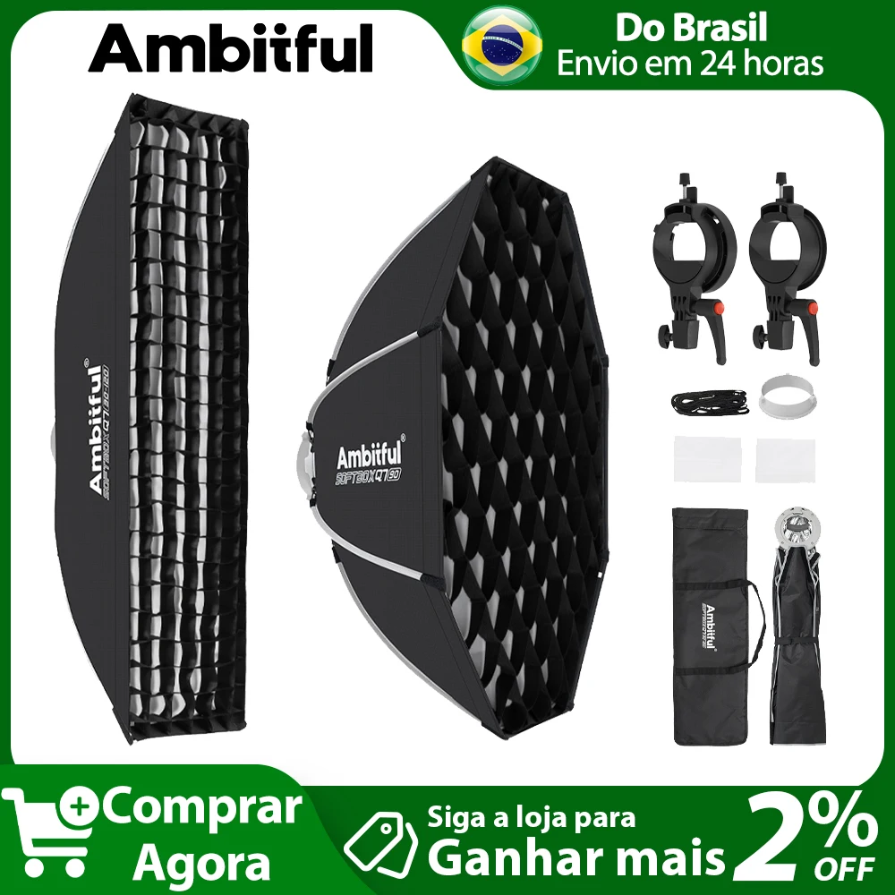 softbox-ottagonale-rettangolare-serie-ambitful-q7-con-attacco-bowens-a-sgancio-rapido-e-staffa-per-flash-on-top-disponibile-nel-magazzino-locale