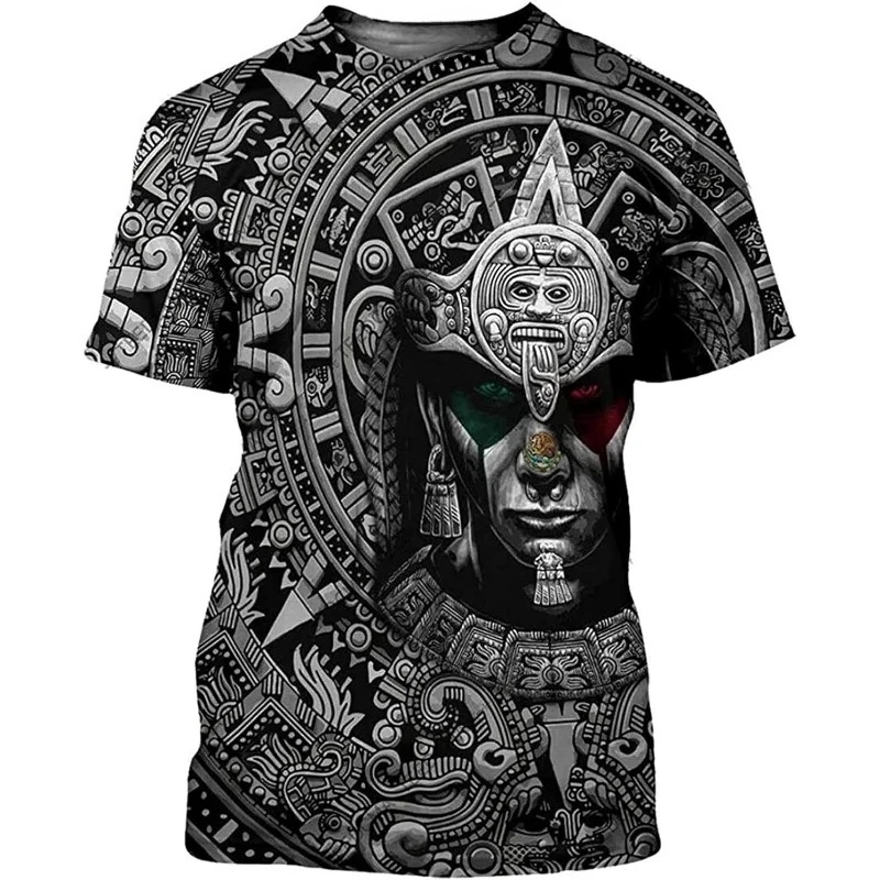 

Mexican Tattoos Shirts Short Sleeves Summer Mexico Shirt Mexico Jersey Unisex Cosplay Men's Clothing T-shirt for Men 3D Shirts