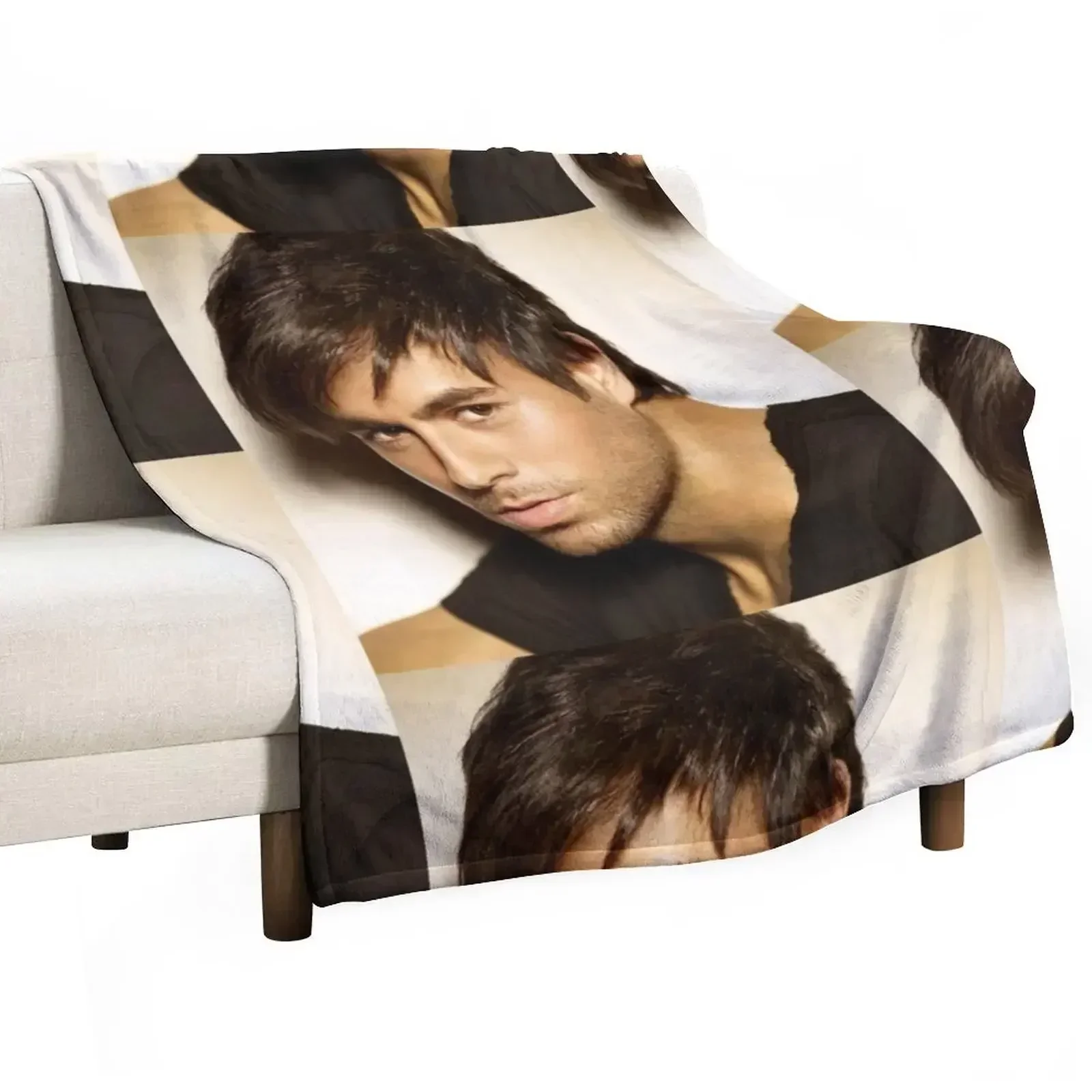 

rumahuya enrique iglesias Throw Blanket Camping Shaggy blankets ands Blankets For Sofas Blankets