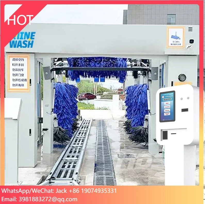 

Unattended Cashless Vending Car Wash Payment Kiosk Car Wash Payment System For Steam Car Wash Machine Business