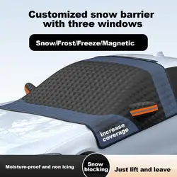 Car Windshield Snow Cover Anti-Frost Freeze Protection Foldable Auto SUV Winter Front Windscreen Ice Cover Guard Protector