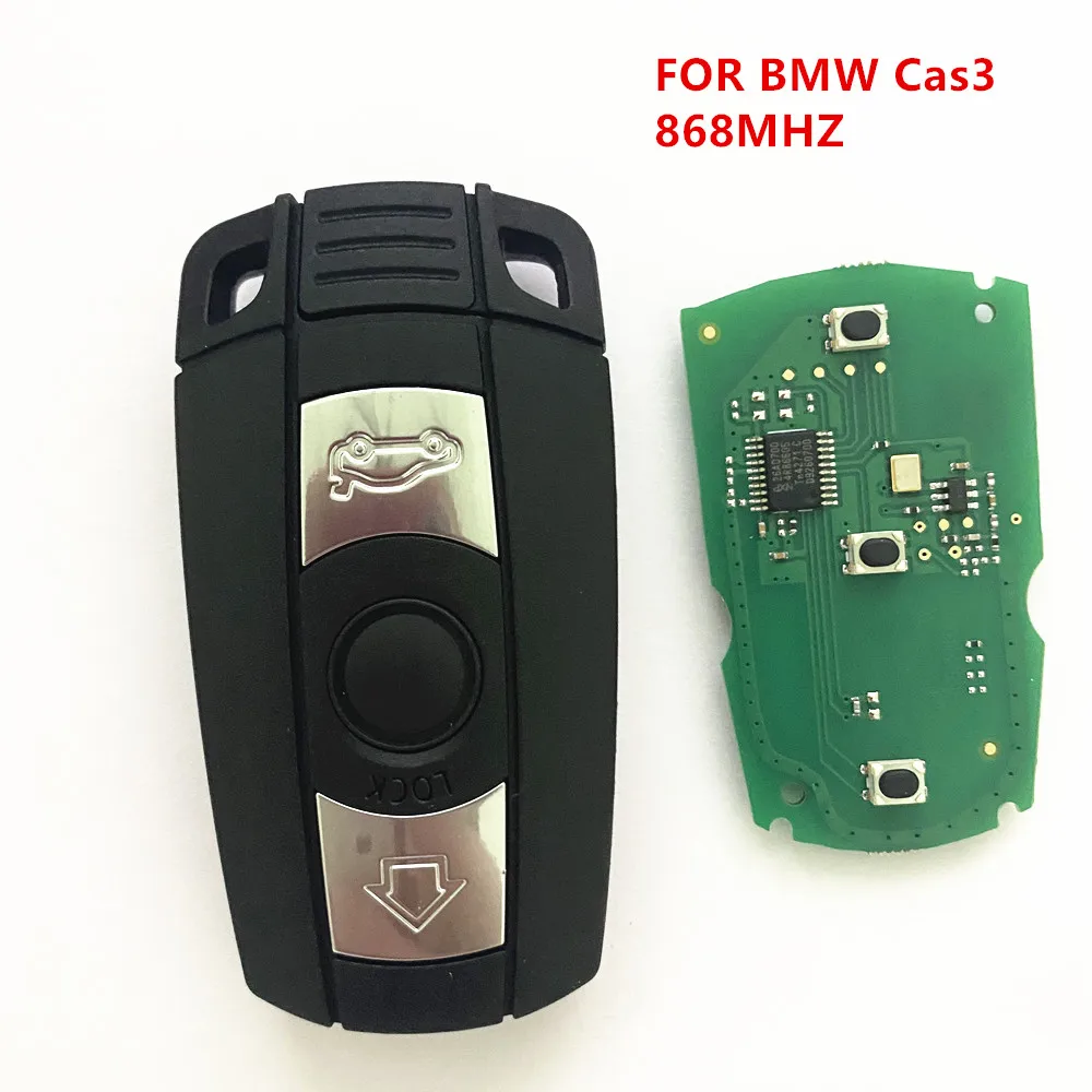 1pcs  CAS3 CAS3+ Car Remote Key  868MHz for BMW E60 E70 E90 1/3/5/7 Series X5 X6 Z4 Transmitter Chip PCF7945