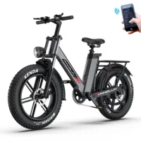 NEW PHNHOLUN C6pro 1000W48V17ah Battery  Electric Bike 20inch Fat Tire Bluetooth connection city Commuter Electric Bicycle