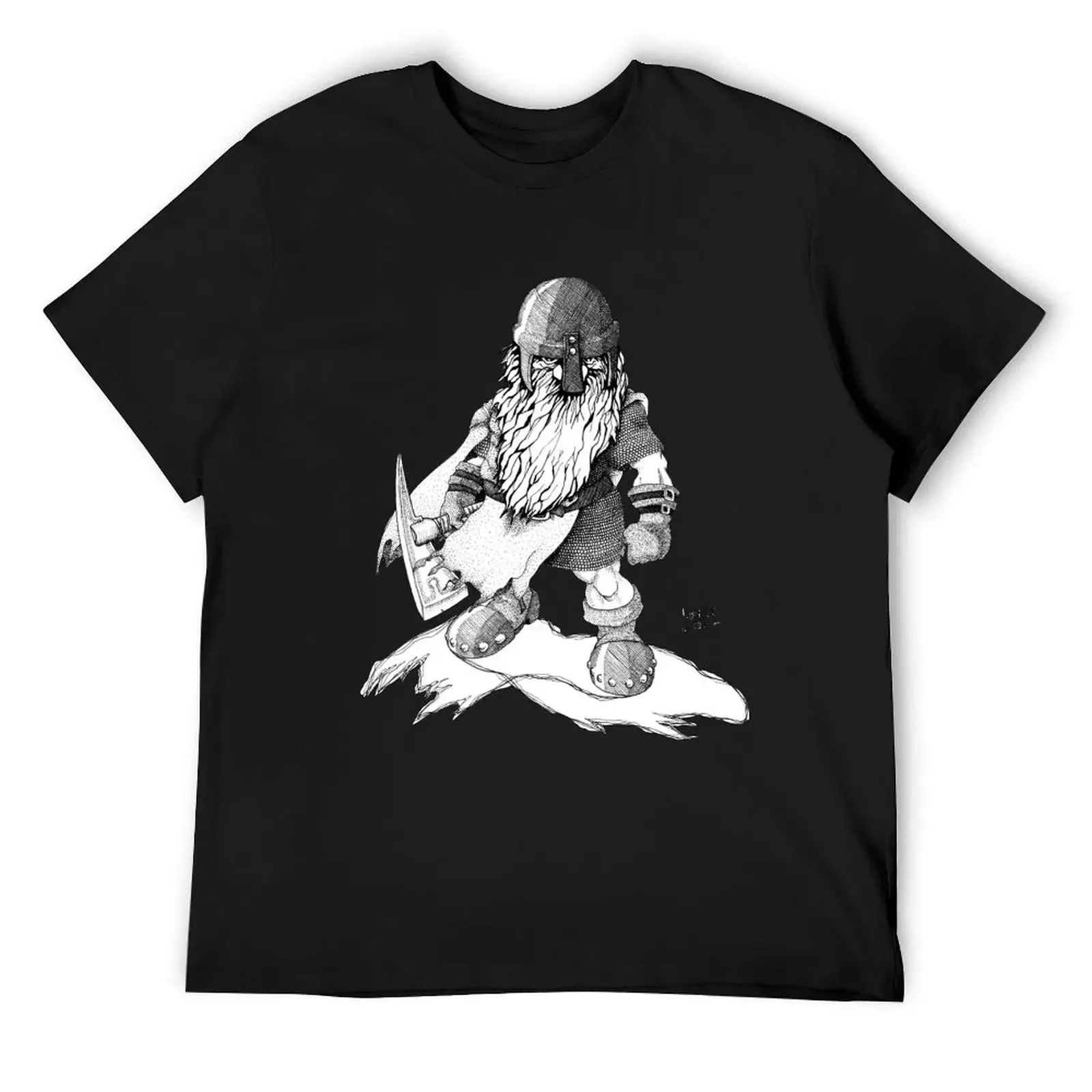 Asplenia Studios: Dwarven Warrior 2001 T-Shirt custom shirt vintage anime shirt anime tshirt oversized t shirts for men