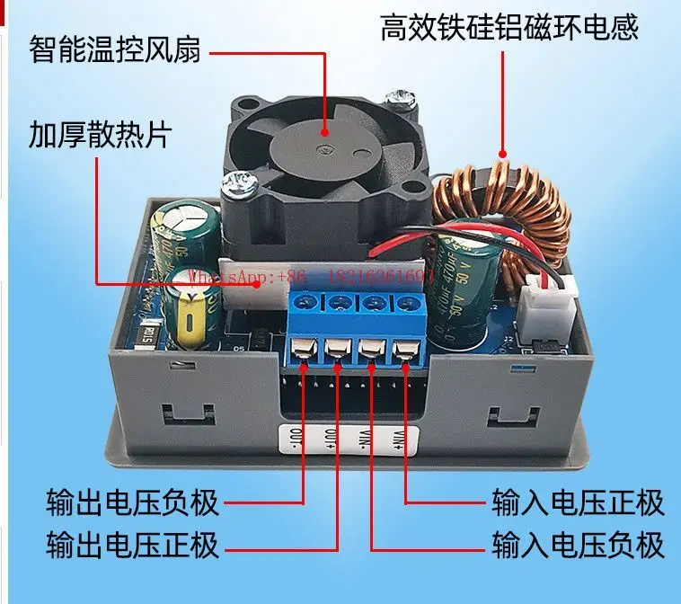 Programmable Numerical Control Step-up and Buck DC Adjustable Regulated Power Supply Constant Voltage Charging 5 Amps 80W