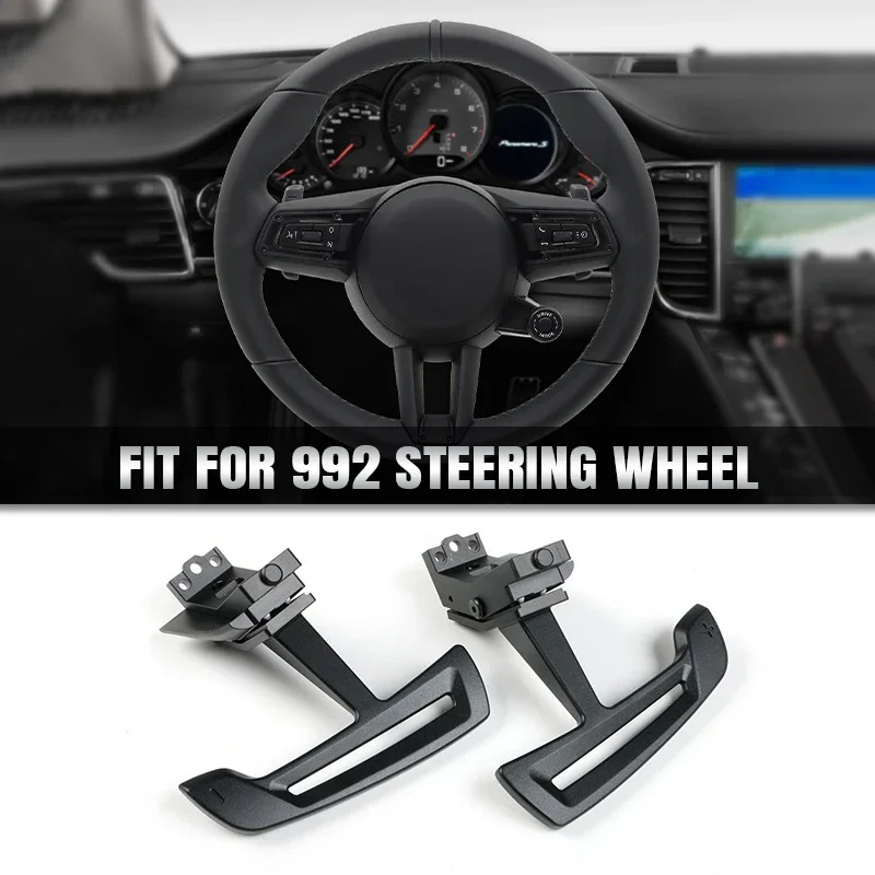 Aluminum Alloy Magnetic Paddle Shifters 718 Macan Cayenne Boxster Panamera Cayman Taycan Steering Wheel Fit For Porsche 992 GT3